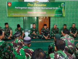 Kodim Boyolali Peringati Maulid Nabi, Dandim Ajak Prajurit Jadikan Keteladanan Rasulullah sebagai Pedoman Pengabdian