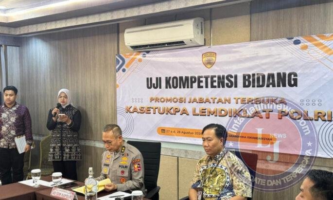 Polri Buka Seleksi Terbuka Kasetukpa Lemdiklat, 13 Perwira Ikuti Uji Kompetensi
