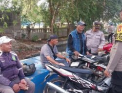 Polres Pelabuhan Tanjung Priok Sampaikan Pesan Kamtibmas kepada Pengemudi Ojek Pangkalan dan Bajaj di Muara Baru