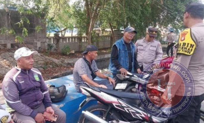 Polres Pelabuhan Tanjung Priok Sampaikan Pesan Kamtibmas kepada Pengemudi Ojek Pangkalan dan Bajaj di Muara Baru