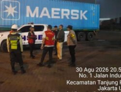 Patroli Dialogis Polsubsektor Inggom, Polres Pelabuhan Tanjung Priok Ajak Satpam dan Pekerja Bersama Jaga Kamtibmas