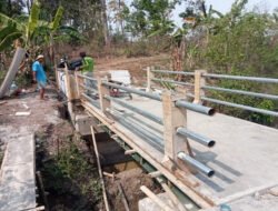 Jembatan Kali Bunder Mulai Berbentuk, Progres Tembus 70 Persen