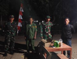 Babinsa Dan Linmas Patroli Malam Tingkatkan Pengawasan Guna Cegah Gangguan Kamtibmas