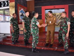 Silahturahmi, Sinergi dan Akselerasi Danyonif TP 449/SH Beserta Staf dengan Plt.Bupati Sukoharjo
