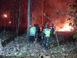 Gerak Cepat Babinsa Kodim Ponorogo dan Unsur Terkait Atasi Kebakaran di Pekarangan Warga