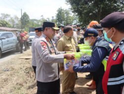 Gunung Sinabung Berstatus Siaga, 176 Personel Polri Dikerahkan untuk Layani dan Lindungi Masyarakat