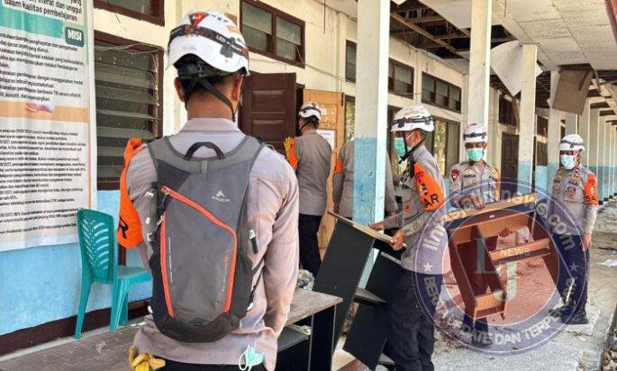 Brimob Hadir di Tengah Pemulihan, Bantu Fasilitas Ibadah dan Pendidikan Pascagempa