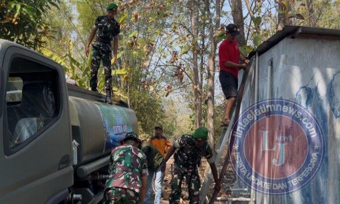 Program ASIH Yonif TP 449/SH, Bantu Warga Ngasina Bulu Sukoharjo