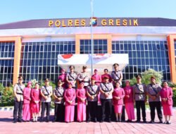 Kapolres Gresik Pimpin Sertijab PJU dan Kapolsek, 14 Personel Bergeser