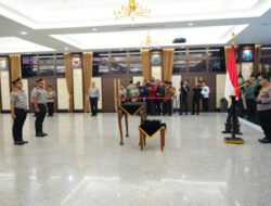 Kapolri Pimpin Upacara Serah Terima Jabatan Sejumlah Pejabat Polri