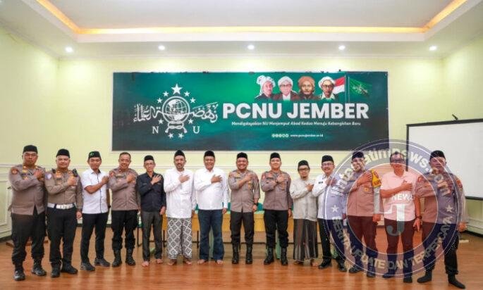 Kapolres Jember Silaturahmi ke Kantor PCNU, Sinergi Ulama dan Umara Perkuat Kamtibmas