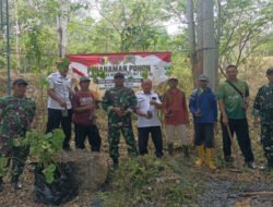 HUT TNI ke-81, Kodim 0806/Trenggalek Tanam Pohon Balsa