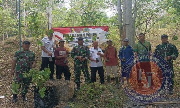 HUT TNI ke-81, Kodim 0806/Trenggalek Tanam Pohon Balsa