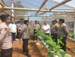 Polres Blitar Komitmen Kawal Swasembada Pangan Melalui Pemanfaatan Lahan Produktif