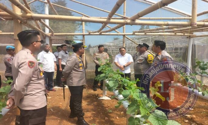 Polres Blitar Komitmen Kawal Swasembada Pangan Melalui Pemanfaatan Lahan Produktif