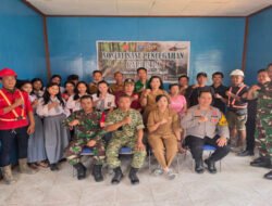 Berikan Sosialisasi Penyuluhan Karhutla di Kalimantan, Pasiops Kapten Nanang Wakili Kodim 0801/Pacitan