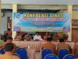Konferensi Kepala Desa dan Lurah se-Kecamatan Babat Bahas IDM hingga Pendaftaran BPD