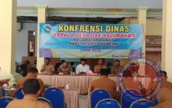 Konferensi Kepala Desa dan Lurah se-Kecamatan Babat Bahas IDM hingga Pendaftaran BPD