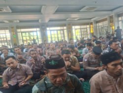 Polresta Sidoarjo dan Warga Gelar Doa Bersama untuk Kesembuhan Santri Ponpes Manbaul Hikam