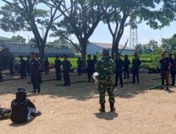 TNI di Puhpelem Berikan Pelatihan Ketarunaan kepada Siswa SMKN 1 Puhpelem