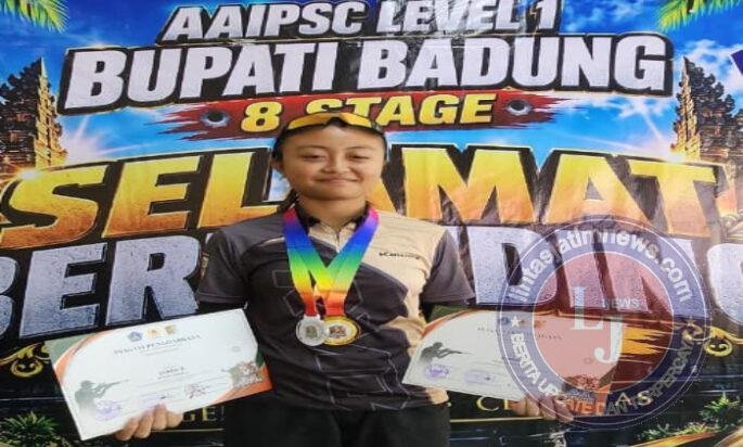 Keren! Siswi SMAN 1 Genteng Banyuwangi Sabet Dua Gelar Juara Menembak Sekaligus di Bali