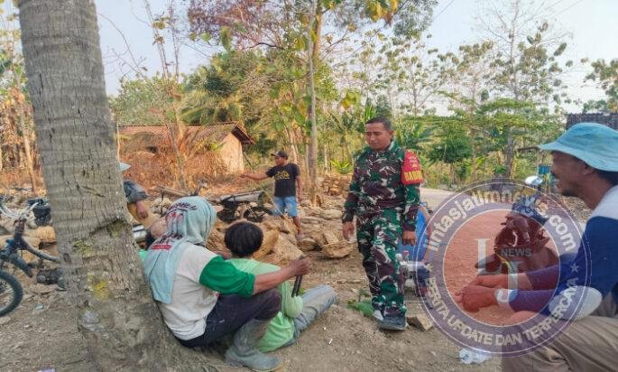 Kemarau Berkepanjangan, Babinsa Wonosegoro Serap Keluhan Warga