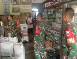 Babinsa Plupuh Cek Stok Pupuk, Pastikan Kebutuhan Petani Terpenuhi