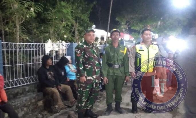 Sinergi Babinsa dan Linmas Perkuat Keamanan Wilayah melalui Patroli Malam