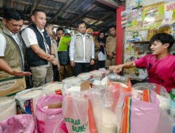 Satgas Pangan Polda Jatim Sidak Pasar Pucang, Usut Beras Premium di Atas HET