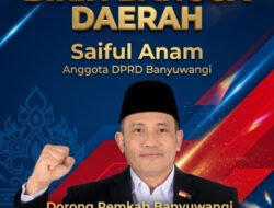 Bikin Bangga Daerah, Saiful Anam Anggota DPRD Banyuwangi, Dorong Pemkab Banyuwangi Beri Perhatian ke Atlet Perbakin