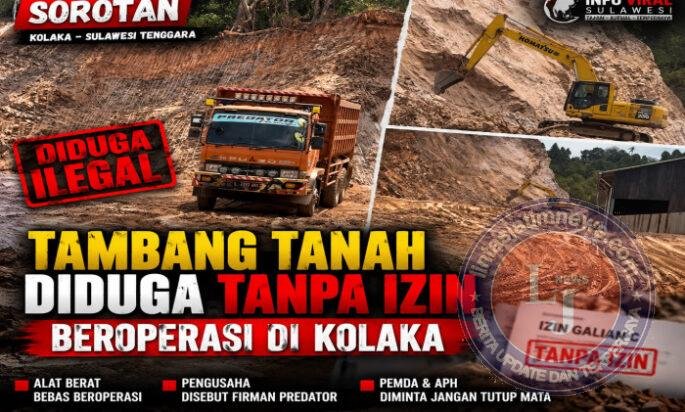 Aktivitas Tambang Diduga Ilegal di Latambaga, Pemerintah dan APH Jangan Tutup Mata