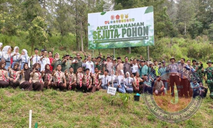 Seribu Pohon Endemik Merbabu Ditanam, Kodim Boyolali Tanam Harapan untuk Masa Depan