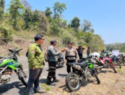 Polres Malang Gencarkan Deteksi Dini Karhutla, Sisir Area BKPH Sengguruh di Bantur