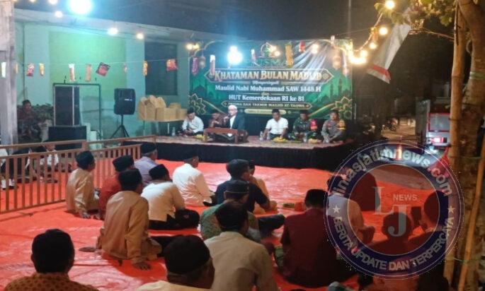 Perkuat Ukuwah, Sertu Sandi Hadiri Pengajian Al-Barzanji Memperingati Maulid Nabi Muhammad SAW