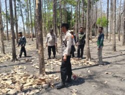 Sinergi Cegah Karhutla, Polres Bojonegoro Sisir Kawasan Rawan di Kedungadem