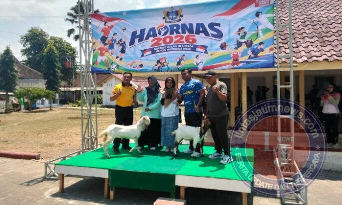 Semangat kebersamaan TNI dan Forkopimca Ngadirojo Warnai Olah Raga Memperingati HAORNAS 2026