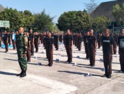 Ratusan Siswa SMKN 1 Giritontro Wonogiri Dilatih TNI