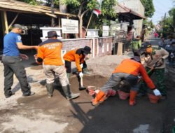 Kejar Target Selesai Tepat Waktu, Koramil 04/Jebres dan Warga Genjot KBD Tahap III di Gandekan
