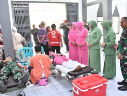 Peringati HUT TNI ke 81, Kodim Ponorogo Gelar Bakkes Donor Darah
