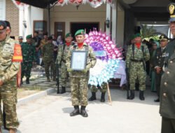 Pengabdian Terakhir Sertu Heri, Kasdim Madiun Pimpin Upacara Pemakaman Militer