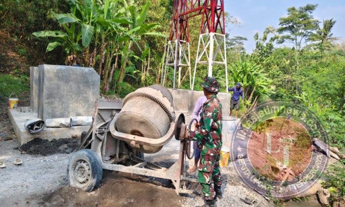 Babinsa Banyudono Turun Tangan, Jembatan Perintis Garuda di Gumukrejo Diperkuat
