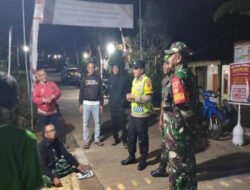 Patroli Malam, Babinsa Himbau Warga Ciptakan Lingkungan Aman dan Nyaman
