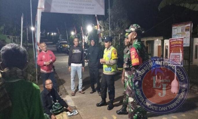 Patroli Malam, Babinsa Himbau Warga Ciptakan Lingkungan Aman dan Nyaman