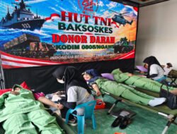 Sambut HUT TNI ke-81, Kodim Ngawi Gelar Bakti Sosial Donor Darah