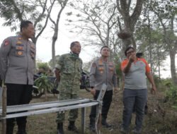 Polres Blitar dan Tim Gabungan Dirikan Posko Darurat Tangani Karhutla Gunung Butak