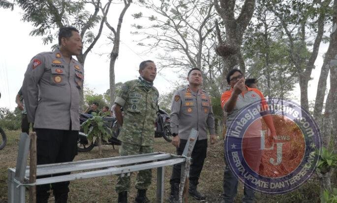 Polres Blitar dan Tim Gabungan Dirikan Posko Darurat Tangani Karhutla Gunung Butak