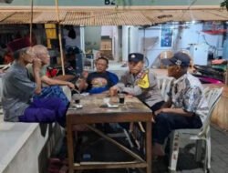 Bhabinkamtibmas Muara Angke Sambang Satkamling Warga dan Sampaikan Pesan Kamtibmas