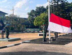 Tingkatkan Semangat Profesionalisme Prajurit, Kodim 0801/Pacitan Gelar Upacara Rutin hari Senin