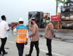 Kontainer Terbakar di NPCT 1, Polres Pelabuhan Tanjung Priok Gandeng Labfor Lakukan Penyelidikan