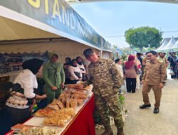 Bazar TNI Semarakkan HUT ke-81 TNI, Kodim 0805/Ngawi Salurkan Sembako dan Buka Ruang UMKM